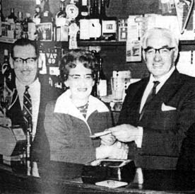 Interior of the Dumfries Arms 1970